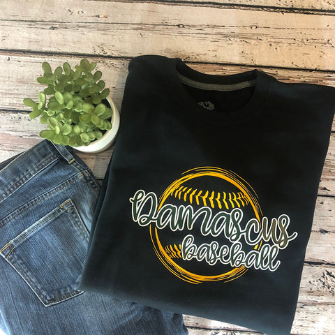 Damascus Baseball Fast Pitch black sweatshirt