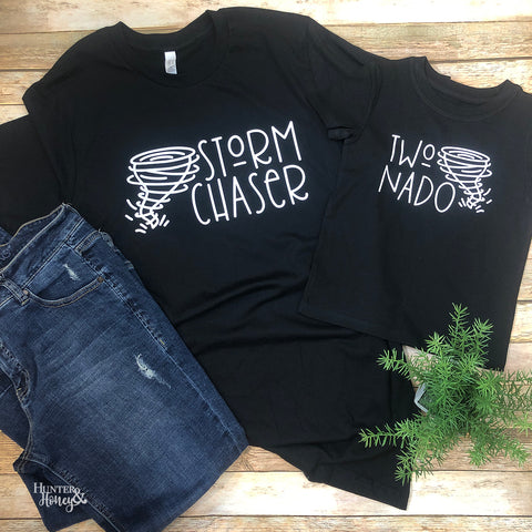 Storm Chaser & Two-Nado Mommy & Me Graphic Tees