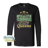 2025 Damascus Cheer State Champions Black Glitter