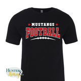 Mustangs Football Jackpot HTV Tee