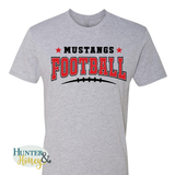 Mustangs Football Jackpot HTV Tee
