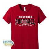 Mustangs Football Jackpot HTV Tee