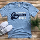 Clarksburg Cheer Pacifica White T-Shirt