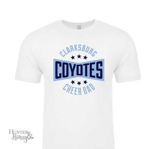 Clarksburg Cheer Dad Burst T-Shirt