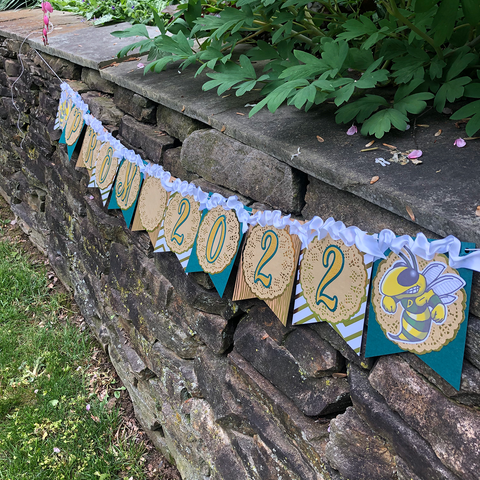 Prom 2022 Cardstock and Doily Banner