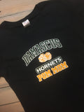 Damascus Pom Mom t-shirt in black.